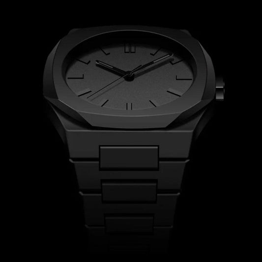 Arabic Aura Black Watch for Men